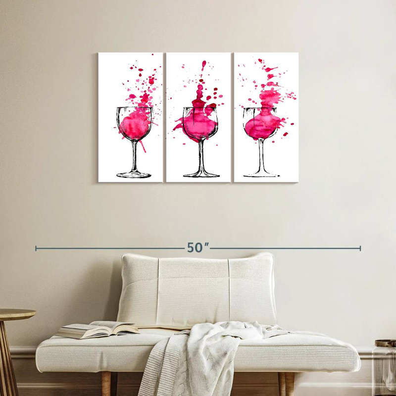 Yarlin Wine Colored, 24" H x 38" W