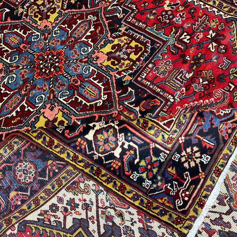 HERAT ORIENTAL Handmade Heriz Wool Rug