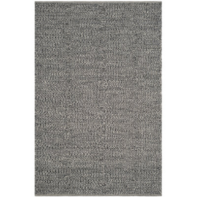 Alphy Hand Woven Cotton Abstract Rug