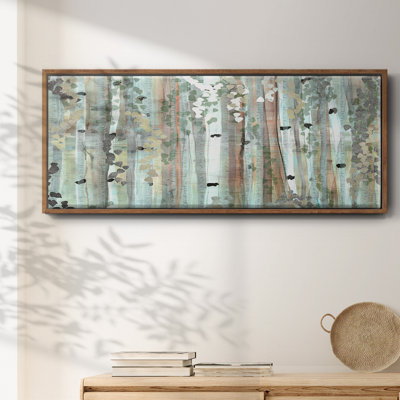 Spring Birch Meadow - toile encadrée