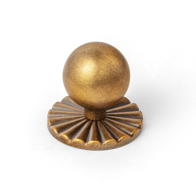 1" Diameter Round Knob With Backplate(2317Ban)