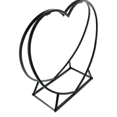 Support à bûches en bois Deran