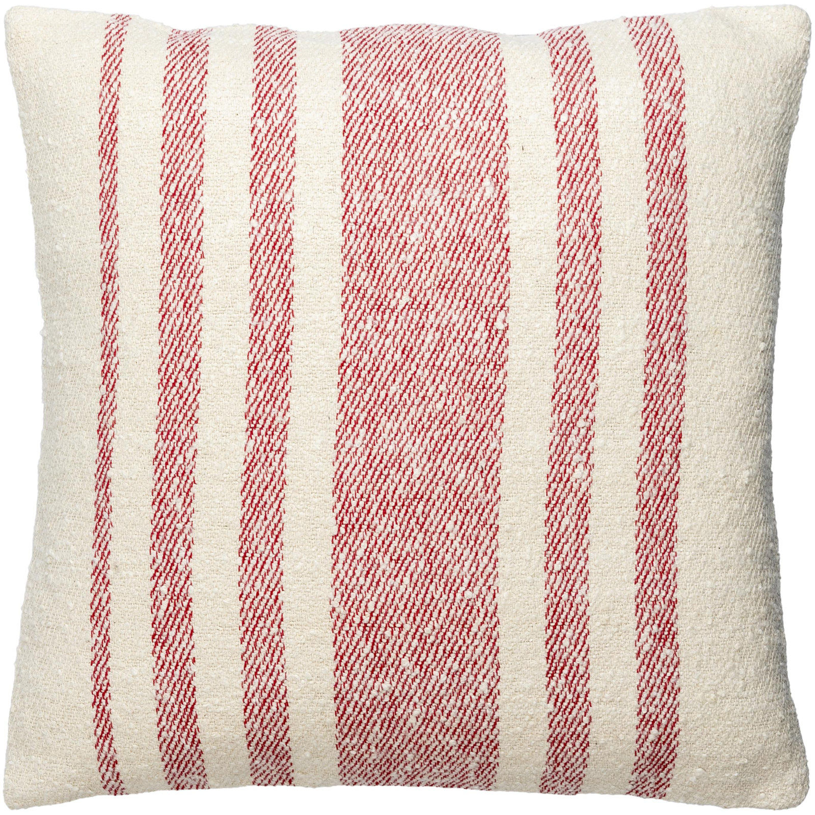 Sorden Cotton Pillow Cover, Coral, 22" x 22", Down