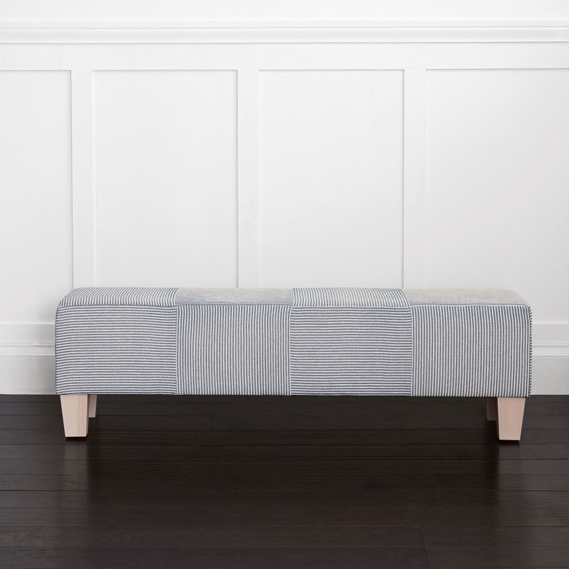 Beau Upholstered Bench, 18" H x 60" W x 17" D
