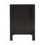 Table de chevet 2 tiroirs Burlington, noir-889377819