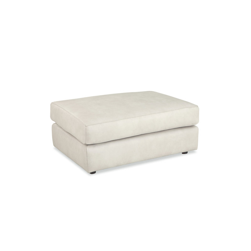 Square Ottoman, Cream