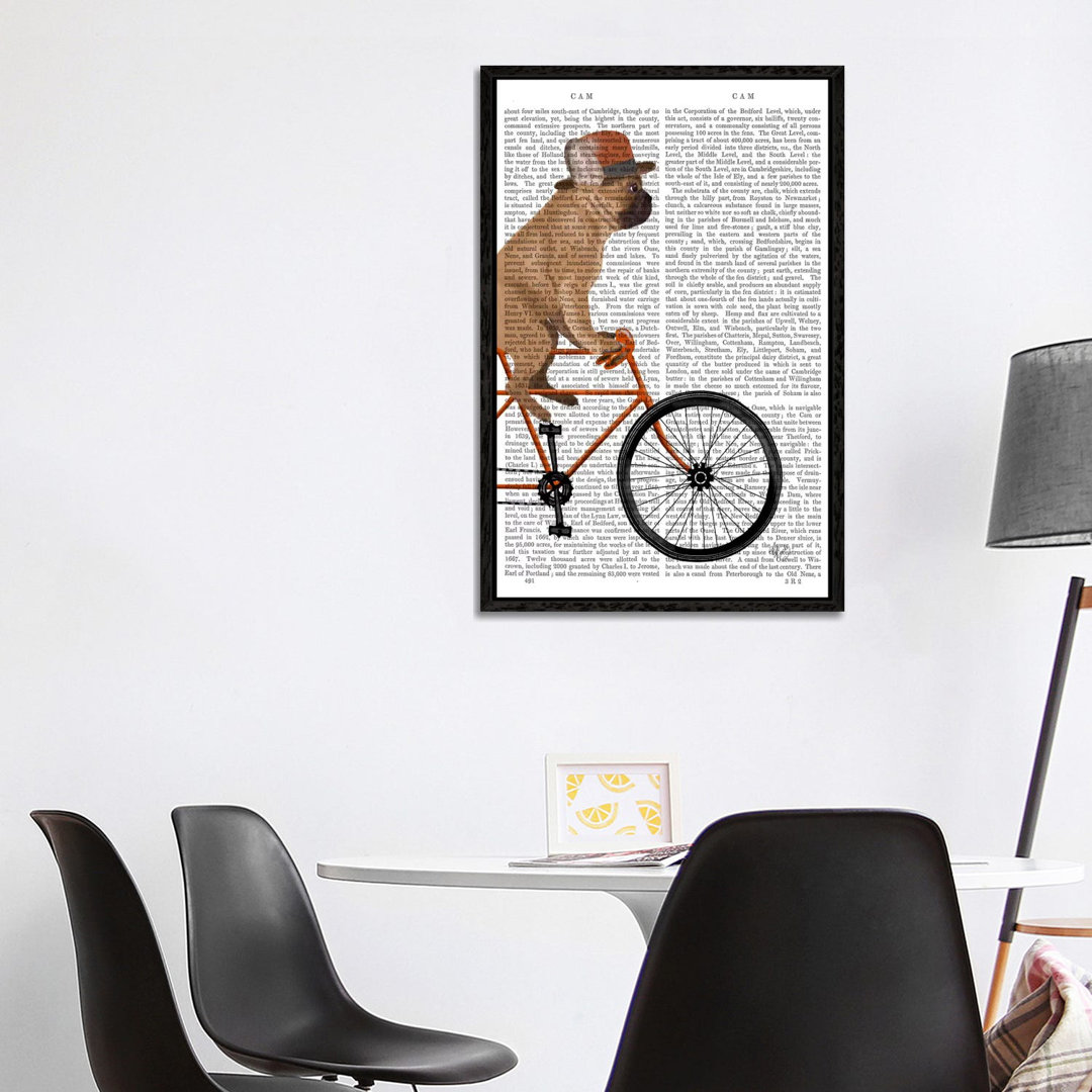 French Bulldog on Bicycle