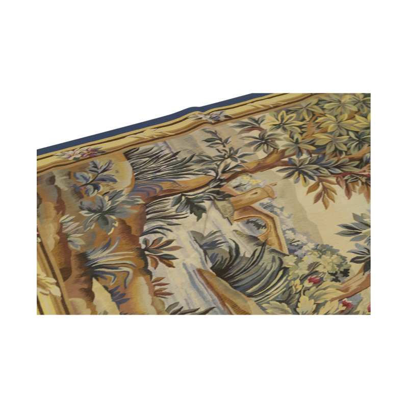 Hand-Knotted High-Quality Ivory Area Rug