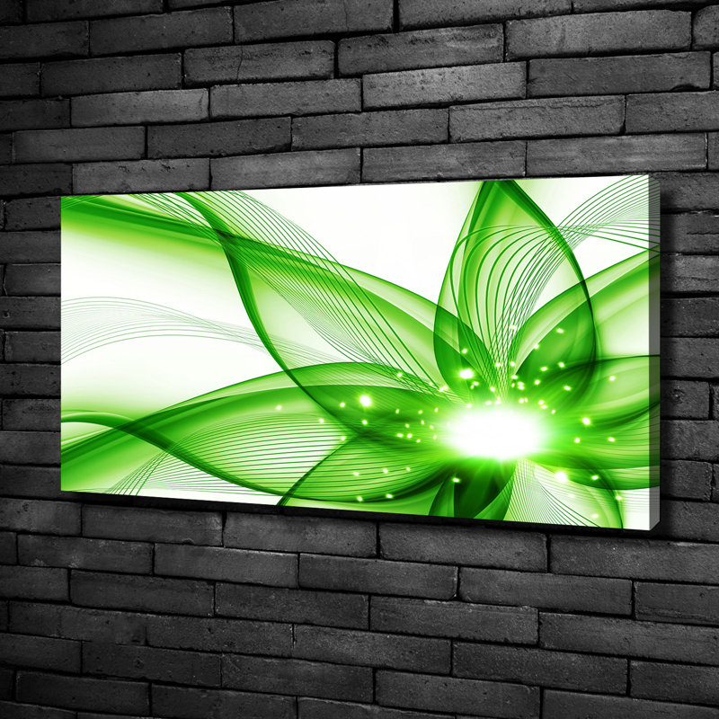 Abstraction 1 Piece Wall Art, 50cm H x 100cm W x 2cm D, Wrapped Canvas
