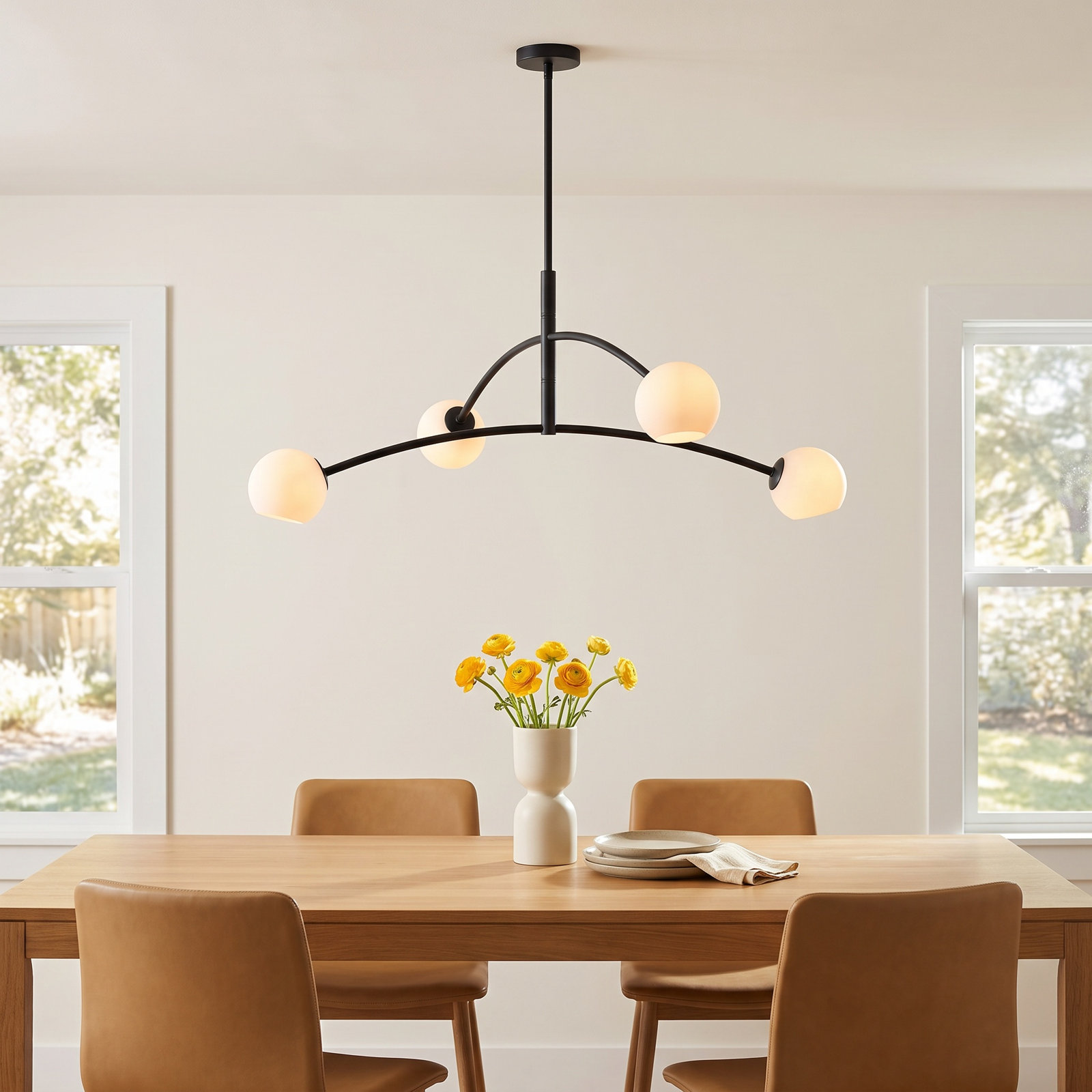 Alisina Iron 4-Light Chandelier