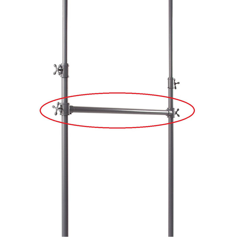 Margate 41"W Add On Hangbar, Anthracite Grey
