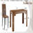 Table And Chair Set. 71 × 31.5 Inch Walnut Wood Grain Dining Table, Paired With A Set Of 8 Brown Technology Fabric Dining Chairs. 1 Table, 8 Chairs, Home Dining Table And Chair Combination.-824893244-824893243