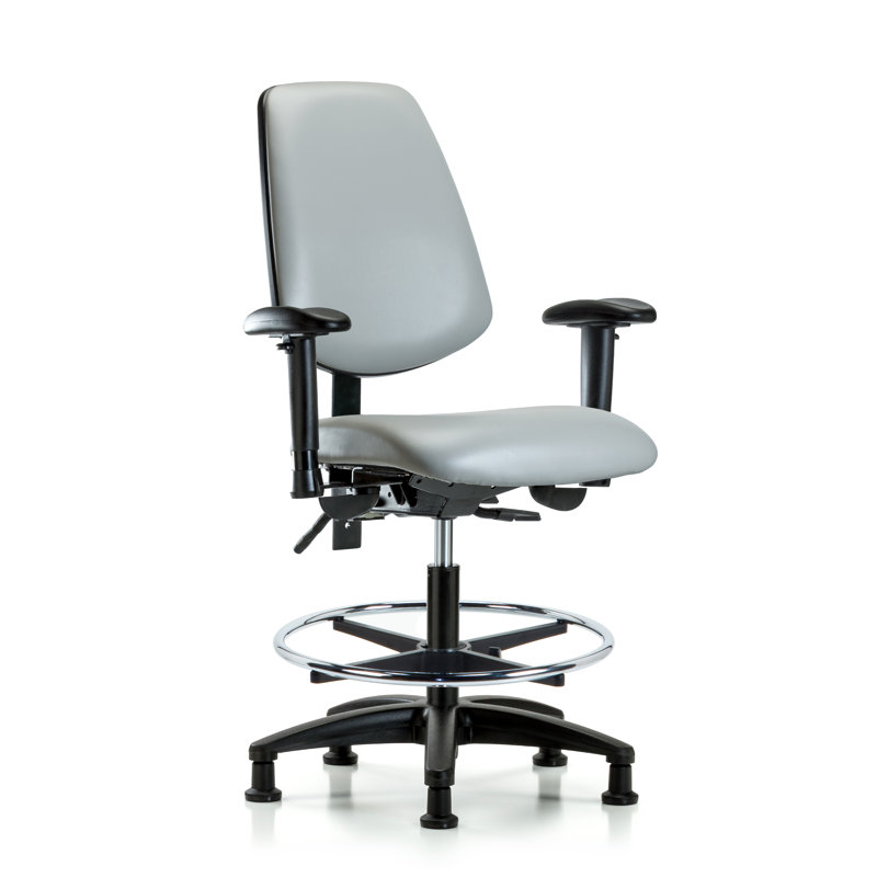 Fauteuil de dessin ergonomique Iyanna, Colombe, Patins, Non inclus