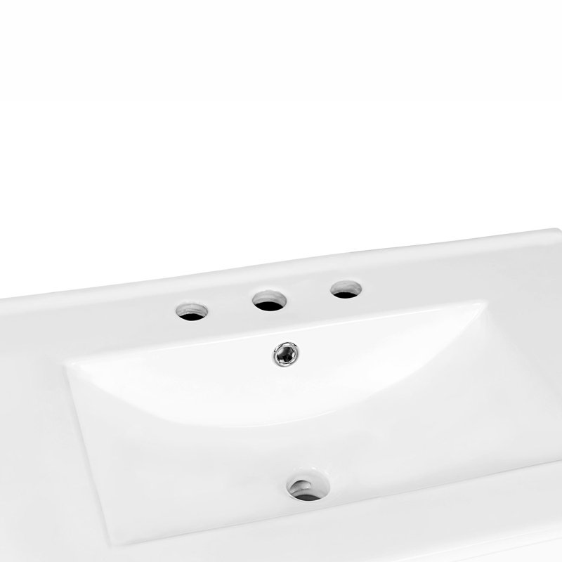 30'' Single Bathroom Vanity with Ceramic Top