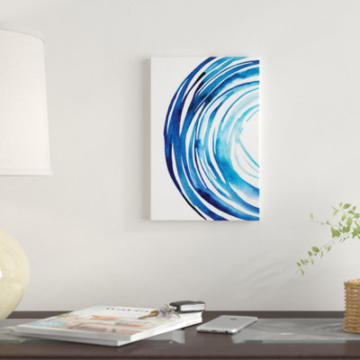 «Blue Vortex I», reproduction sur toile