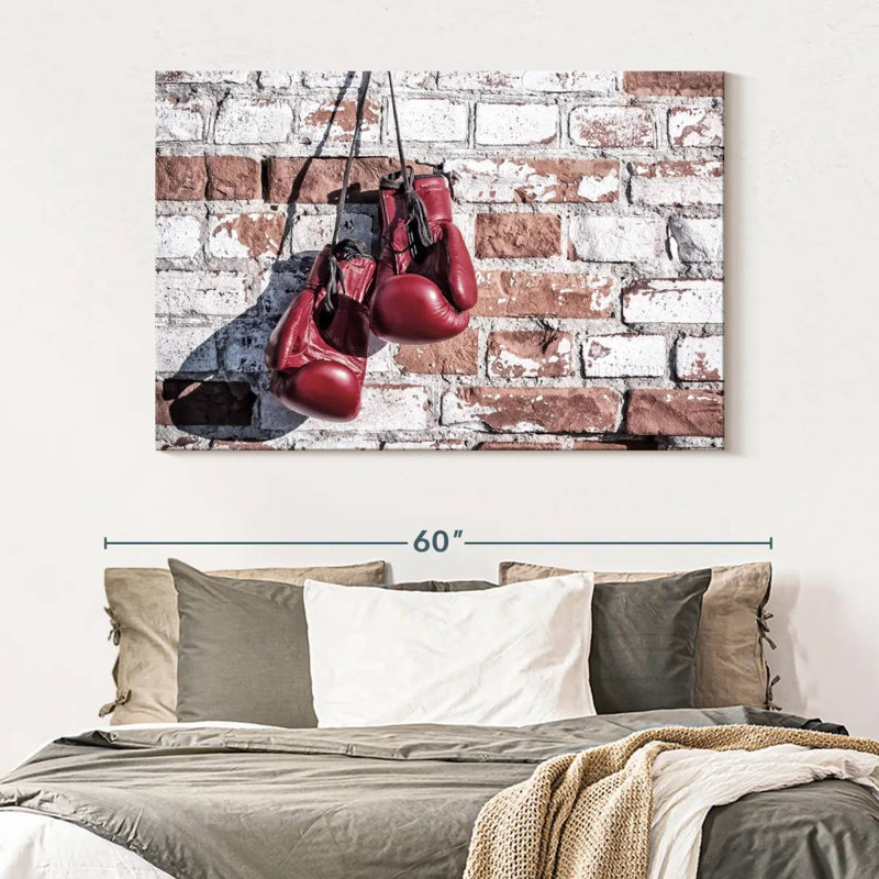 Sireci Red Boxing Gloves, 34" H x 51" W