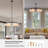 Choi 6-Light Flush Mounted Pendant Lighting Chandelier For Hallway Loft Kitchen Bar Close To Ceiling-1438451699