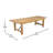 Dejon Rectangular Rustic Solid Pine Folding Dining Table by Flash Furniture-87785206-87784578