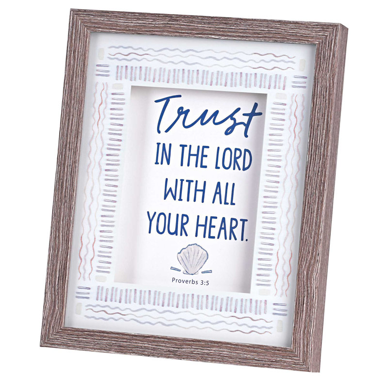 Encadré Art Trust In The Lord