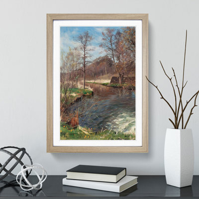 River Landscape - Picture Frame Graphic Art