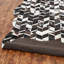 Brooksie Cowhide Geometric Area Rug in Brown/White-1268800283