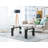 Rectangle Black Glass Coffee Table  Clear Coffee Table Modern Side Center Tables For Living Room Living Room Furniture(Only Including Coffee Table,Without Chairs)-933728709-944509255
