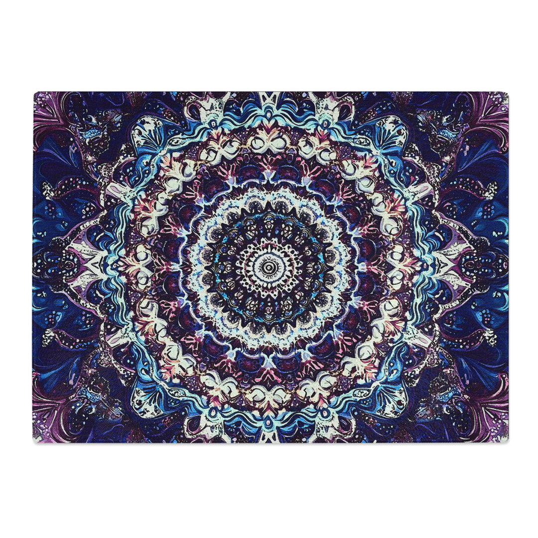 Mandala Vol.6  Glass Chopping Board