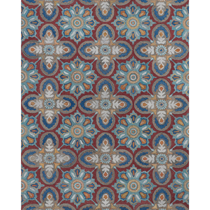 Global Recycled Standard Pavilion Hand-Tufted Multicolor Recycled Polyester Indoor/Outdoor Area Rug, Rectangle 8' x 10'