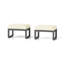 Repose-pieds d'extérieur en aluminium 2 pièces-108685064