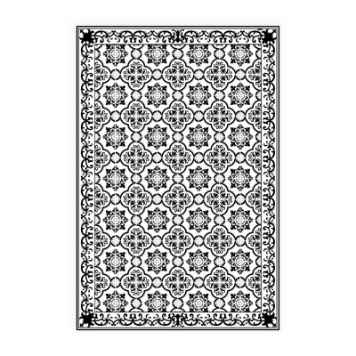 Bynoe Non-Slip Floral Doormat