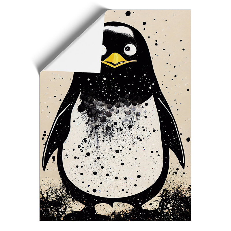 Penguin Graffiti No.4 - Wall Art, Paper, 59.4cm H x 42cm W, No Matte