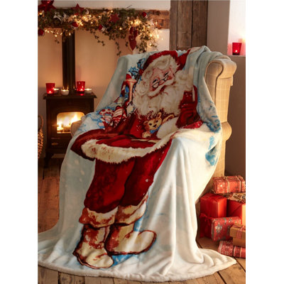 Boynton Father Christmas Throw