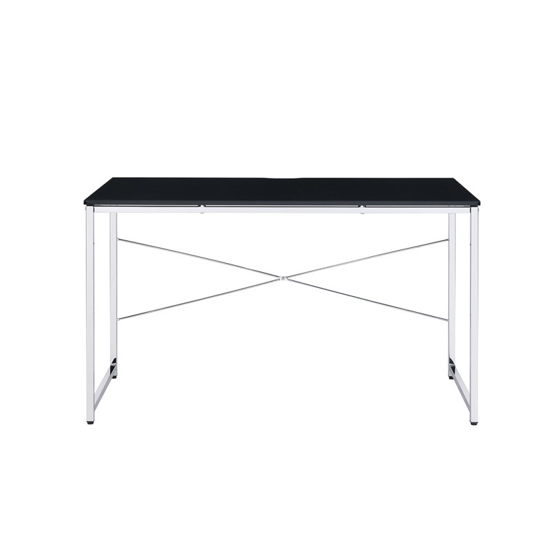 Bureau rectangulaire avec structure en métal