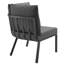 Ensemble de patio extérieur en aluminium 6 pièces Riverside par Modway-763645753-763645754