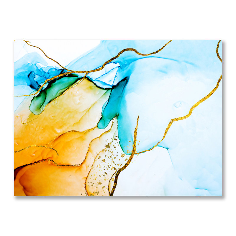 Radiant - impression sans cadre, H 40 po x l 60 po, Métal