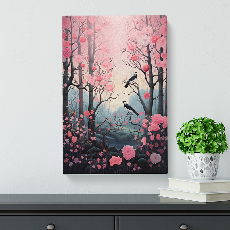 Spring Forest Contemporary - Print, 76cm H x 50cm W x 3cm D