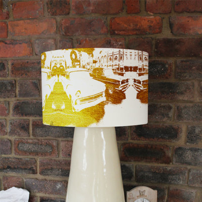 Cotton Drum Lamp Shade ( Uno )