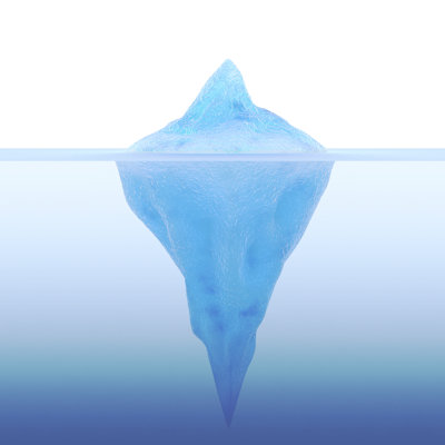 Iceberg by Luismmolina - Wrapped Canvas Print