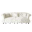 Canapé-lit Chesterfield de 97,6 pouces avec capitonnage à fleurs, revêtement en velours pour le salon et la chambre à coucher-1653235914-1653235912