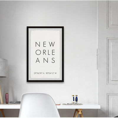 " New Orleans Coordinates " by Marmont Hill