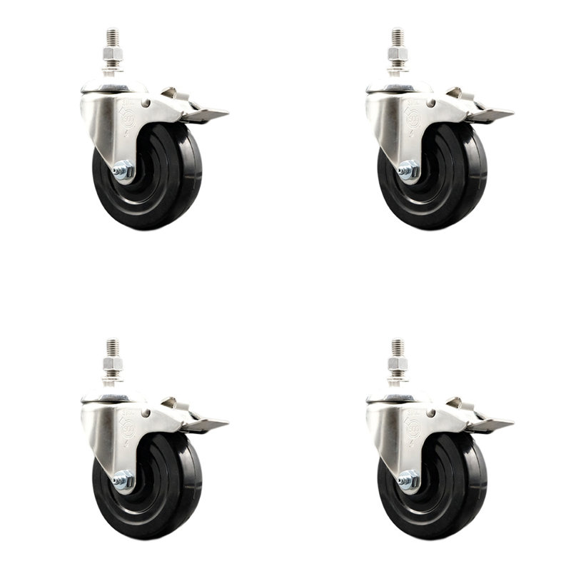 Soft Rubber Casters