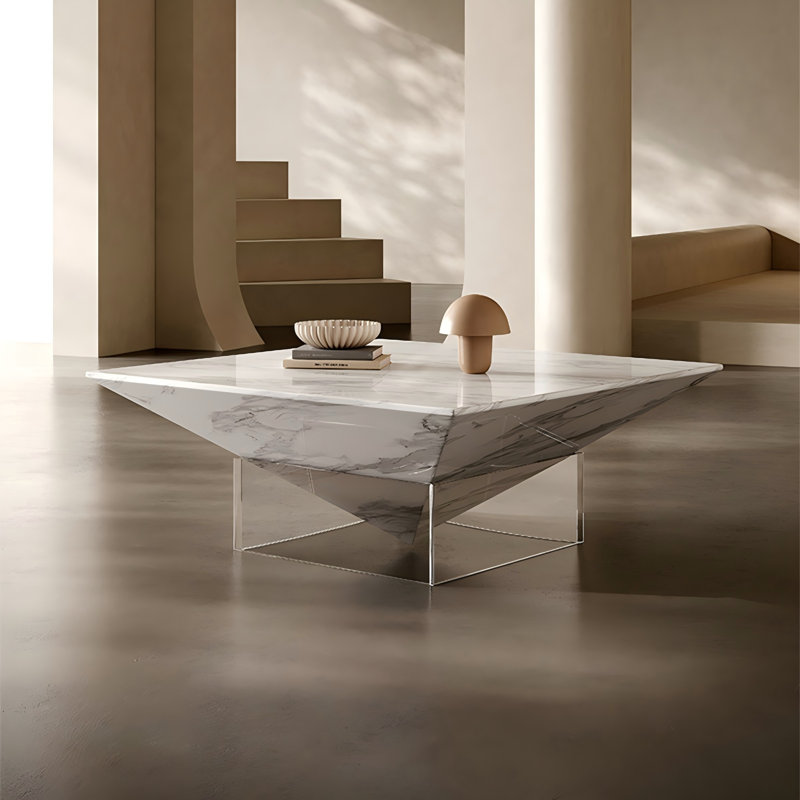 Table basse 43,31 po, 14.57"H x 43.31"L x 43.31"W