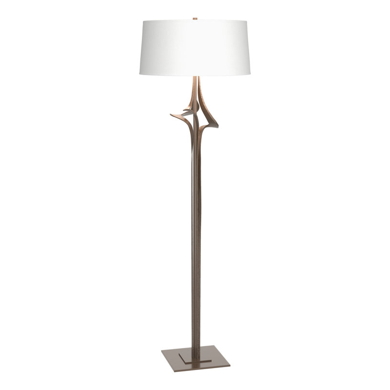 Antasia 59" Floor Lamp, Natural Anna, Bronze