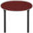 Rouge brique / argent