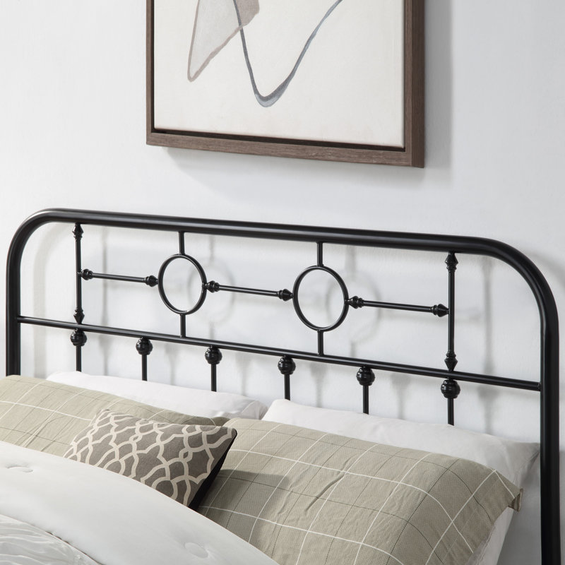 Swainswick Metal Bed, Black, Kingsize (5')