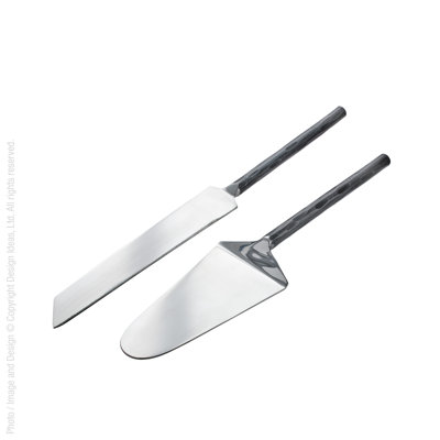 Service à gâteau Tomini, ensemble de 2