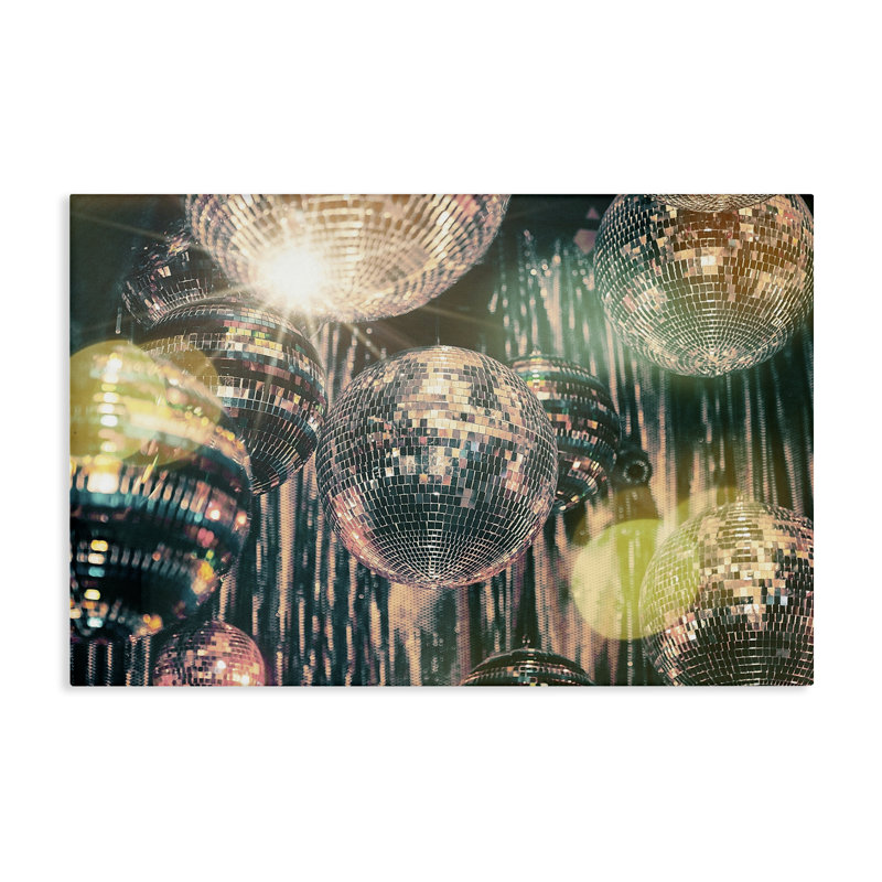  «Disco Balls with Bokeh», art mural par Graffi * Tee Studios, H 16 po x l 24 po