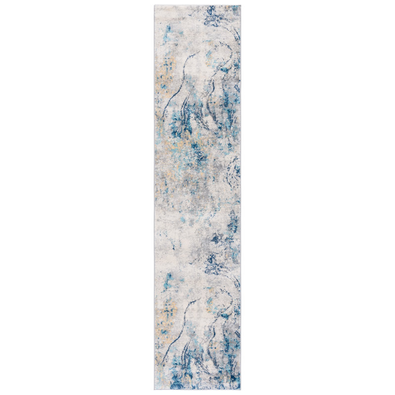 Jasper 100 Performance Abstract Rug, Runner 2' x 9'