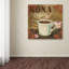 « kona coffee », affiche rétro sur toile tendue-22076716