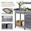 Garden Wood Potting Bench 100% Fir Wood-81833144